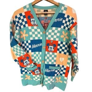 Disney Mickey Mouse Womens Pastel Colored Soft Sweater l Size SMALL